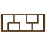 vidaXL Raft de perete, stejar fumuriu, 36x16x90 cm, lemn prelucrat vidaXL Raft de perete, stejar fumuriu, 36x16x90 cm, lemn prelucrat