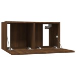 vidaXL Dulap TV suspendat, stejar maro, 60x30x30 cm, lemn prelucrat vidaXL Dulap TV suspendat, stejar maro, 60x30x30 cm, lemn prelucrat