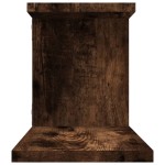 vidaXL Raft TV montat pe perete stejar fumuriu 125x18x23 cm lemn vidaXL Raft TV montat pe perete stejar fumuriu 125x18x23 cm lemn