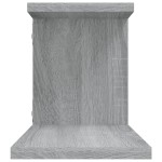 vidaXL Raft TV montat pe perete gri sonoma 125x18x23 cm lemn vidaXL Raft TV montat pe perete gri sonoma 125x18x23 cm lemn