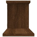 vidaXL Raft TV montat pe perete stejar maro 125x18x23 cm lemn vidaXL Raft TV montat pe perete stejar maro 125x18x23 cm lemn