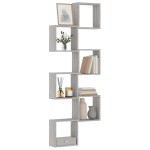 vidaXL Rafturi cub de perete 6 buc Gri Sonoma 30x15x30 cm vidaXL Rafturi cub de perete 6 buc Gri Sonoma 30x15x30 cm