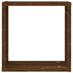 vidaXL Rafturi cub de perete 2 buc Stejar maro 30x15x30 cm vidaXL Rafturi cub de perete 2 buc Stejar maro 30x15x30 cm