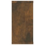 vidaXL Rafturi de perete cub, 2 buc., stejar fumuriu 100x15x30 cm lemn