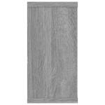 vidaXL Rafturi de perete cub, 4 buc., gri sonoma, 100x15x30 cm, lemn