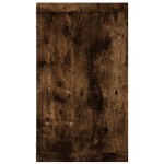 vidaXL Rafturi de perete cub, 4 buc. stejar fumuriu 80x15x26,5 cm lemn
