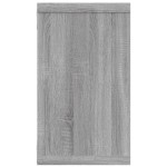 vidaXL Rafturi de perete cub, 4 buc., gri sonoma, 80x15x26,5 cm, lemn