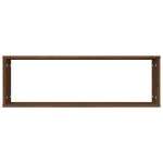 vidaXL Rafturi de perete cub, 2 buc. stejar maro, 80x15x26,5 cm, lemn vidaXL Rafturi de perete cub, 2 buc. stejar maro, 80x15x26,5 cm, lemn