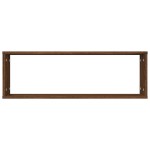 vidaXL Rafturi de perete cub, 4 buc. stejar maro, 80x15x26,5 cm, lemn vidaXL Rafturi de perete cub, 4 buc. stejar maro, 80x15x26,5 cm, lemn
