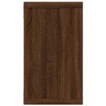 vidaXL Rafturi de perete cub, 4 buc. stejar maro, 80x15x26,5 cm, lemn vidaXL Rafturi de perete cub, 4 buc. stejar maro, 80x15x26,5 cm, lemn
