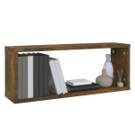 vidaXL Rafturi de perete cub, 6 buc., stejar fumuriu 60x15x23 cm, lemn vidaXL Rafturi de perete cub, 6 buc., stejar fumuriu 60x15x23 cm, lemn