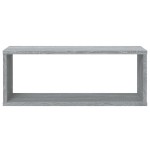 vidaXL Rafturi de perete cub, 4 buc., gri sonoma, 60x15x23 cm, lemn vidaXL Rafturi de perete cub, 4 buc., gri sonoma, 60x15x23 cm, lemn