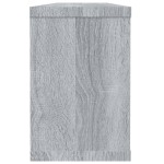 vidaXL Rafturi de perete cub, 6 buc., gri sonoma, 60x15x23 cm, lemn