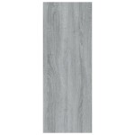 vidaXL Măsuță consolă, gri sonoma, 78x30x80 cm, lemn prelucrat