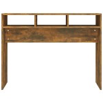 vidaXL Măsuță consolă, stejar fumuriu, 105x30x80 cm, lemn prelucrat vidaXL Măsuță consolă, stejar fumuriu, 105x30x80 cm, lemn prelucrat