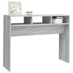 vidaXL Măsuță consolă, gri sonoma, 105x30x80 cm, lemn prelucrat vidaXL Măsuță consolă, gri sonoma, 105x30x80 cm, lemn prelucrat