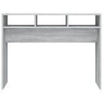 vidaXL Măsuță consolă, gri sonoma, 105x30x80 cm, lemn prelucrat vidaXL Măsuță consolă, gri sonoma, 105x30x80 cm, lemn prelucrat