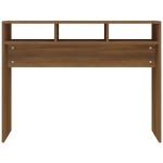 vidaXL Măsuță consolă, stejar maro, 105x30x80 cm, lemn prelucrat vidaXL Măsuță consolă, stejar maro, 105x30x80 cm, lemn prelucrat
