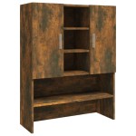 vidaXL Dulap mașină de spălat, stejar fumuriu, 70,5x25,5x90 cm vidaXL Dulap mașină de spălat, stejar fumuriu, 70,5x25,5x90 cm