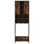 vidaXL Dulap mașină de spălat, stejar fumuriu, 64x25,5x190 cm vidaXL Dulap mașină de spălat, stejar fumuriu, 64x25,5x190 cm
