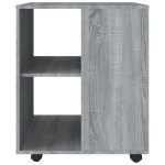 vidaXL Dulap cu roți, gri sonoma, 60x53x72 cm, lemn prelucrat vidaXL Dulap cu roți, gri sonoma, 60x53x72 cm, lemn prelucrat