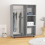 vidaXL Șifonier, gri sonoma, 80x40x110 cm, lemn prelucrat vidaXL Șifonier, gri sonoma, 80x40x110 cm, lemn prelucrat