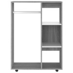 vidaXL Șifonier, gri sonoma, 80x40x110 cm, lemn prelucrat vidaXL Șifonier, gri sonoma, 80x40x110 cm, lemn prelucrat