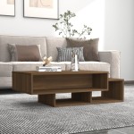 vidaXL Măsuță de cafea, stejar maro, 105x55x32 cm, stejar maro vidaXL Măsuță de cafea, stejar maro, 105x55x32 cm, stejar maro
