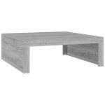 vidaXL Măsuță de cafea, gri sonoma, 100x100x35 cm, lemn prelucrat vidaXL Măsuță de cafea, gri sonoma, 100x100x35 cm, lemn prelucrat