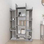 vidaXL Bibliotecă, gri sonoma, 86x25,5x140 cm, lemn prelucrat vidaXL Bibliotecă, gri sonoma, 86x25,5x140 cm, lemn prelucrat