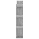 vidaXL Bibliotecă, sonoma gri, 48x25,5x140 cm, lemn prelucrat vidaXL Bibliotecă, sonoma gri, 48x25,5x140 cm, lemn prelucrat