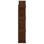 vidaXL Bibliotecă, stejar maro, 48x25,5x140 cm, lemn prelucrat vidaXL Bibliotecă, stejar maro, 48x25,5x140 cm, lemn prelucrat