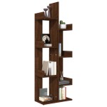vidaXL Bibliotecă, stejar maro, 48x25,5x140 cm, lemn prelucrat vidaXL Bibliotecă, stejar maro, 48x25,5x140 cm, lemn prelucrat