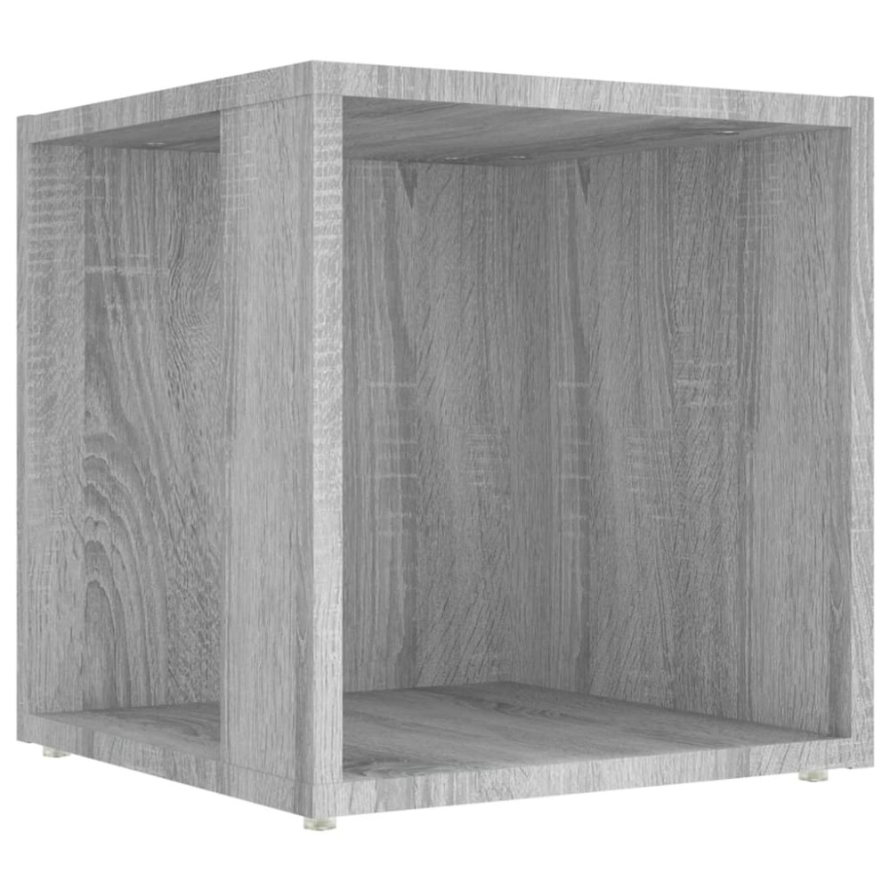 vidaXL Măsuță laterală, sonoma gri, 33x33x34,5 cm, lemn prelucrat