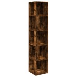 vidaXL Dulap colțar, stejar fumuriu, 33x33x164,5 cm, lemn prelucrat vidaXL Dulap colțar, stejar fumuriu, 33x33x164,5 cm, lemn prelucrat