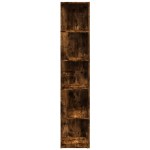 vidaXL Dulap colțar, stejar fumuriu, 33x33x164,5 cm, lemn prelucrat vidaXL Dulap colțar, stejar fumuriu, 33x33x164,5 cm, lemn prelucrat