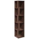 vidaXL Dulap colțar, stejar maro, 33x33x164,5 cm, lemn prelucrat vidaXL Dulap colțar, stejar maro, 33x33x164,5 cm, lemn prelucrat