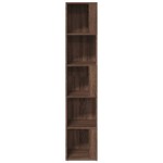 vidaXL Dulap colțar, stejar maro, 33x33x164,5 cm, lemn prelucrat vidaXL Dulap colțar, stejar maro, 33x33x164,5 cm, lemn prelucrat