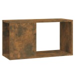 vidaXL Comodă TV, stejar fumuriu, 60x24x32 cm, lemn compozit vidaXL Comodă TV, stejar fumuriu, 60x24x32 cm, lemn compozit