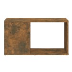 vidaXL Comodă TV, stejar fumuriu, 60x24x32 cm, lemn compozit vidaXL Comodă TV, stejar fumuriu, 60x24x32 cm, lemn compozit