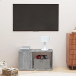 vidaXL Comodă TV, gri sonoma, 60x24x32 cm , lemn compozit vidaXL Comodă TV, gri sonoma, 60x24x32 cm , lemn compozit