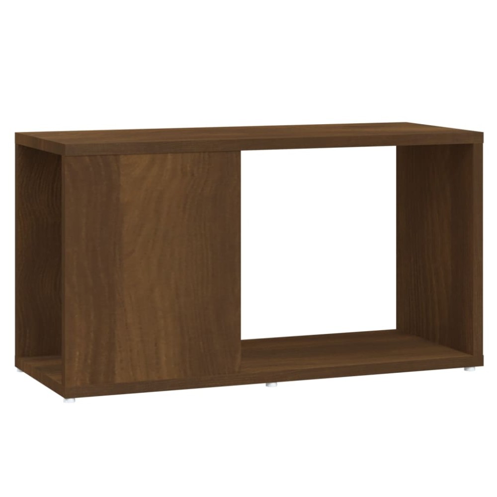 vidaXL Comodă TV, stejar maro, 60x24x32 cm, lemn compozit