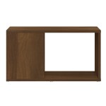 vidaXL Comodă TV, stejar maro, 60x24x32 cm, lemn compozit vidaXL Comodă TV, stejar maro, 60x24x32 cm, lemn compozit