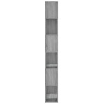 vidaXL Bibliotecă/Separator de cameră, gri sonoma, 60x24x186 cm vidaXL Bibliotecă/Separator de cameră, gri sonoma, 60x24x186 cm