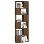 vidaXL Bibliotecă/Separator de cameră, stejar maro, 60x24x186 cm vidaXL Bibliotecă/Separator de cameră, stejar maro, 60x24x186 cm
