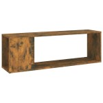 vidaXL Comodă TV, stejar fumuriu, 100x24x32 cm, lemn prelucrat vidaXL Comodă TV, stejar fumuriu, 100x24x32 cm, lemn prelucrat