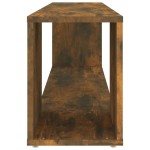 vidaXL Comodă TV, stejar fumuriu, 100x24x32 cm, lemn prelucrat vidaXL Comodă TV, stejar fumuriu, 100x24x32 cm, lemn prelucrat