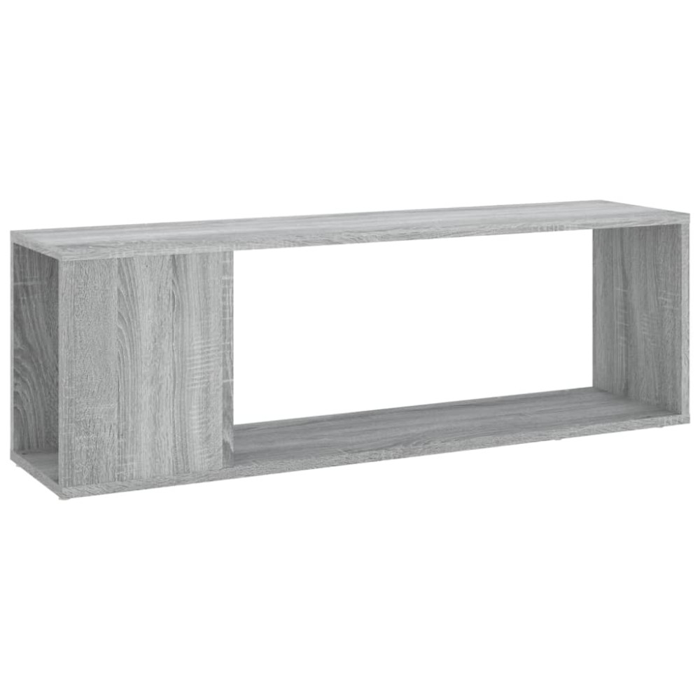 vidaXL Comodă TV, sonoma gri, 100x24x32 cm, lemn prelucrat