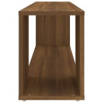 vidaXL Comodă TV, stejar maro, 100x24x32 cm, lemn prelucrat vidaXL Comodă TV, stejar maro, 100x24x32 cm, lemn prelucrat