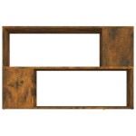 vidaXL Bibliotecă, stejar fumuriu, 100x24x63 cm, lemn prelucrat vidaXL Bibliotecă, stejar fumuriu, 100x24x63 cm, lemn prelucrat